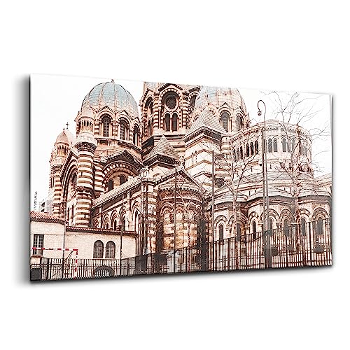 Image en verre coloré Cathédrale de la Major Wallfluent 120x60cm