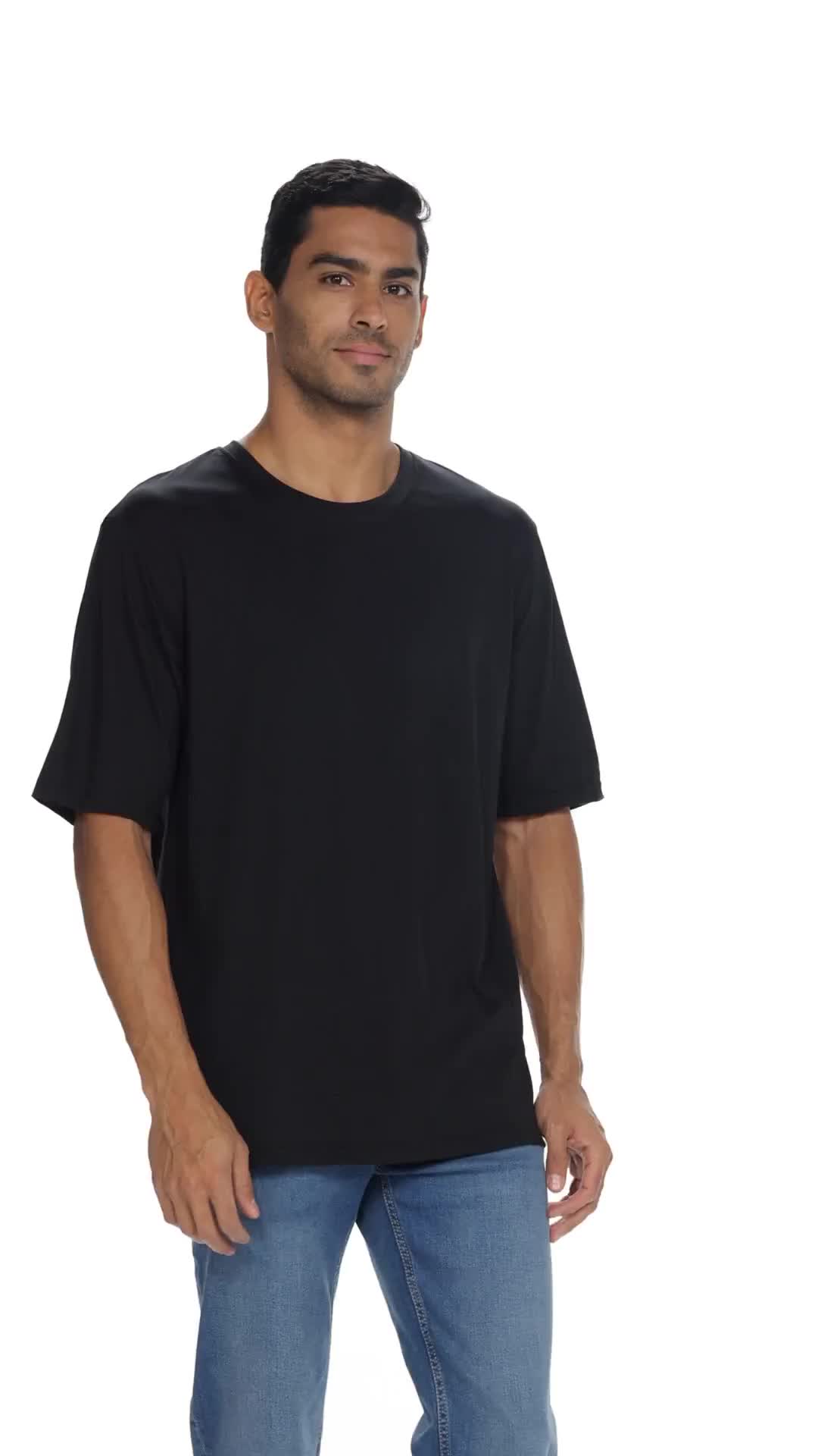 トップス T^T Buy Nusyl Black Japanese Back Printed Oversized t-Shirt
