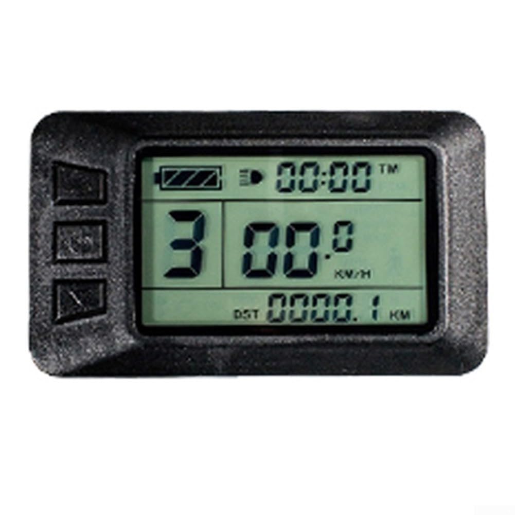 Contachilometri Elettrico Bici 82x48mm Plastica | Interfaccia USB 5 pin, per protezione acqua, compatibilità e-bike, dati chiari in per tempo reale