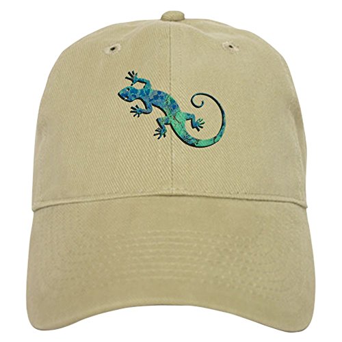 CafePress Malachite Blue Gecko Cap Unique Adjustable Baseball Hat