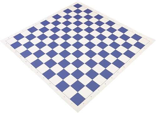 The House of Staunton Tablero de ajedrez de torneo de reglamento de vinilo - 12 x 12 cuadrados - cuadrados de 2.25"