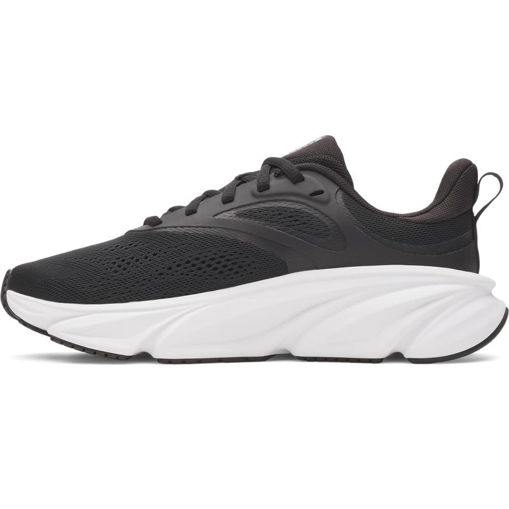 Under Armour Women's Black Charged+ Rogue 6 Running Shoes / / White 3