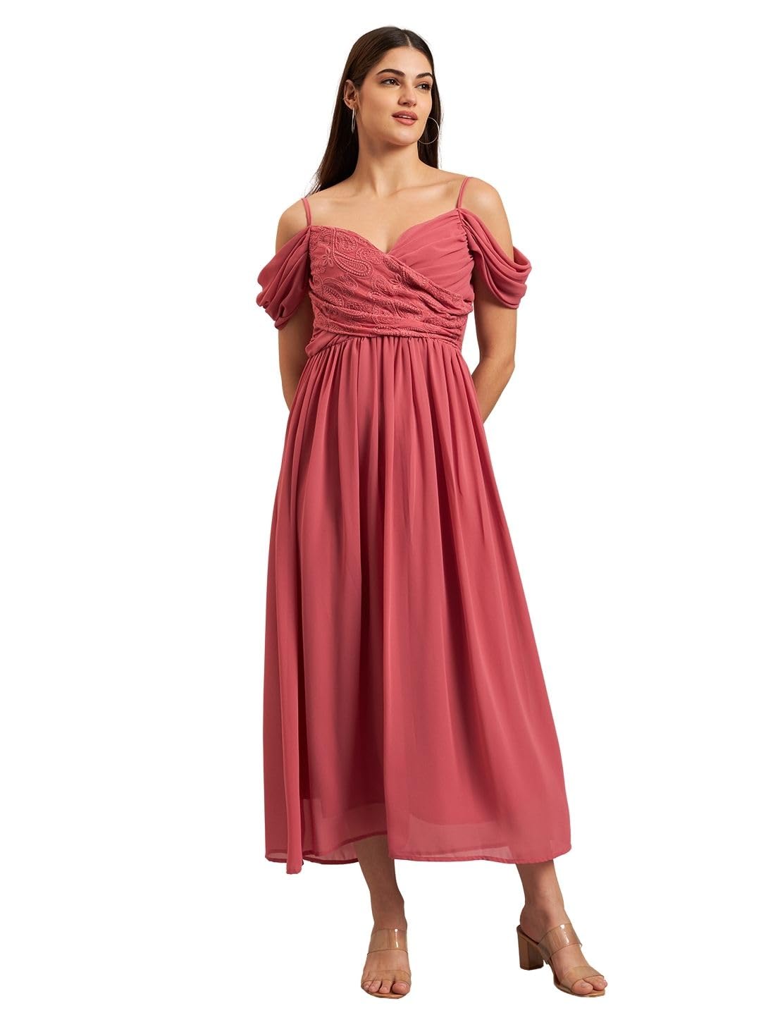 Eavan Pink Embroidered Maxi Dress-image-48
