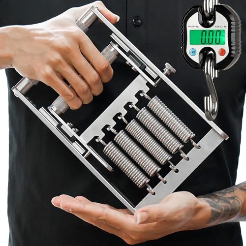 Dinamómetro de Mano Digital - Probador de Fuerza de Agarre Ajustable, para Mediciones Precisas, para Principiantes y Profesionales