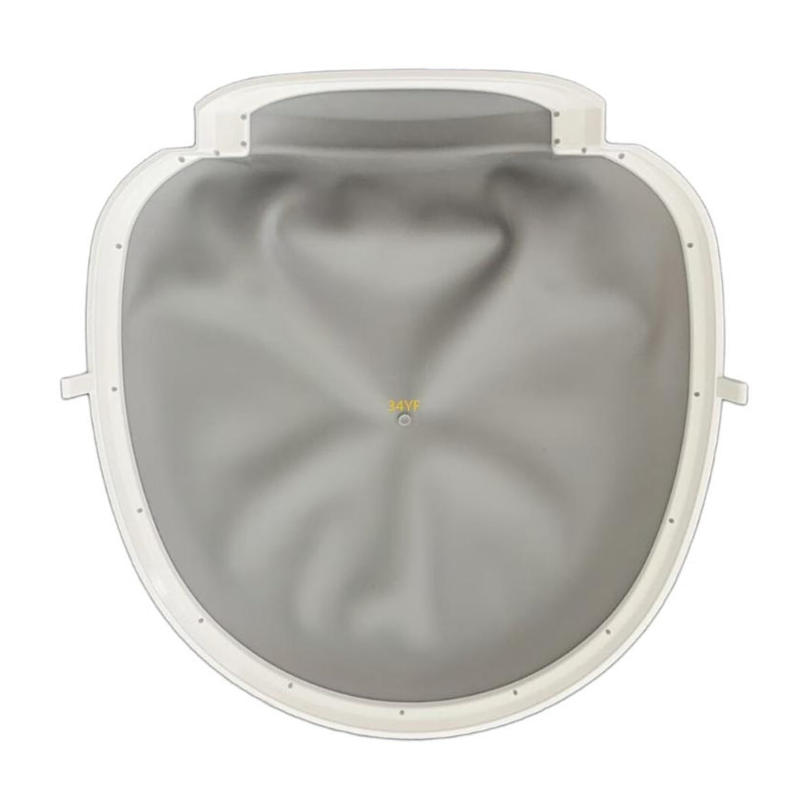 Generico Tappetino Base in Silicone per lettiera, Grigio 43x45x3 cm