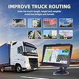 IGEAIIE 7 Inch Sat Nav for Car, HGV Truck, HD GPS Navigation System with UK & Europe Maps 2025, Lifetime Free Updates, Support Postcode Search, Voice Guidance, Speed Camera Alerts, and POI - Image 6