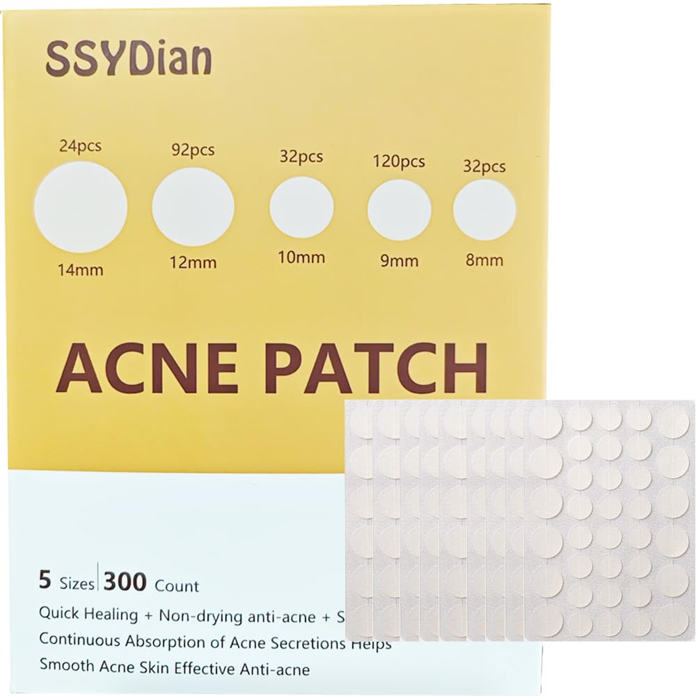 Pimple Patches Acne Patches Hydrocolloid Patches for Covering Zits and Blemishes Spot Care for Face Absorb Fluid 5