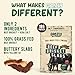 Grazly Beef Brisket Slab – Steakhouse Quality | Grass-Fed & Finished | Only Meat & Salt, Soft & Buttery Texture | High-Protein Carnivore Snack | Made from 1lb Raw Brisket | 5oz On-the-Go Snack Pack