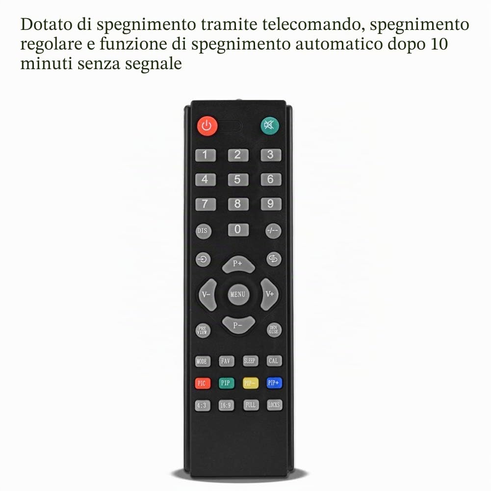 Akozon Convertitore RF a HDMI - Ricevitore TV Analogico con Telecomando per Proiettori e Multimedia