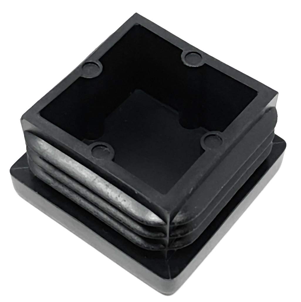 Design61, 10 tappi quadrati, 40 x 40 mm, con lamelle per dimensioni interne 36-37 mm