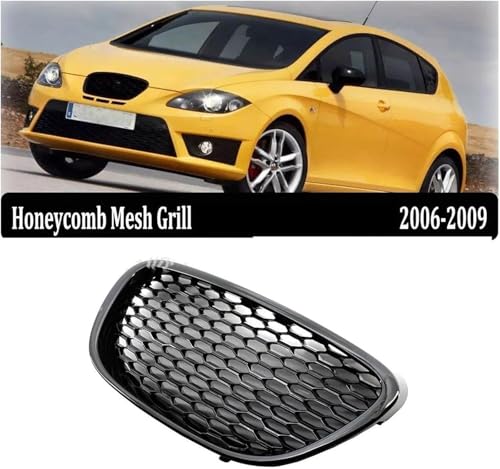 Calandre pour avant Seat Leon MK2 grillée nid d'abeille pour remplacer cache usé