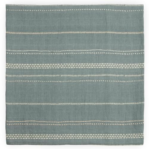 Image of Little Unicorn 100% Certified Natural Organic Cotton Muslin Swaddle Blanket 2 Pack | Giftable Set of 2 swaddles (Animal Crackers)