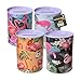 Produktbild TE-Trend Flamingo Spardosen 4er Set - dekorative Kinderspardosen im bunten Design - Motiv Spardosen im Flamingo-Design - das ideale Kinder Sparschwein - Flamingo Geldsparer Kreative & dekorative Dose