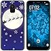 Produktbild PhoneNatic Case kompatibel mit Samsung Galaxy A6 (2018) Silikon-Hülle X Mas Weihnachten Santa - Snowflakes M4