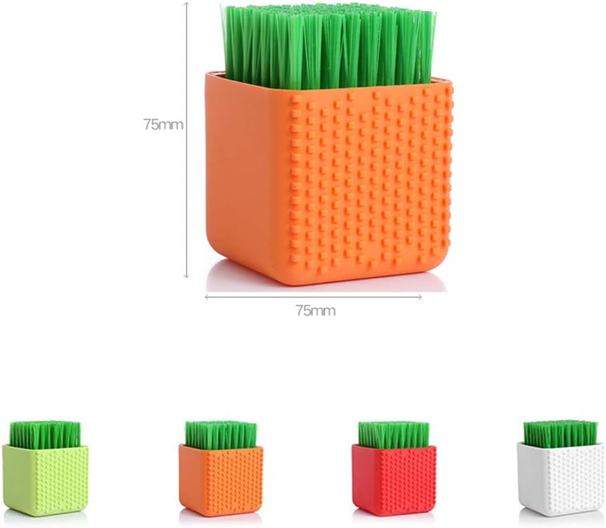 Silicone Laundry Brush Soft Hair Cleaning Brushed Shoe (Yellow)