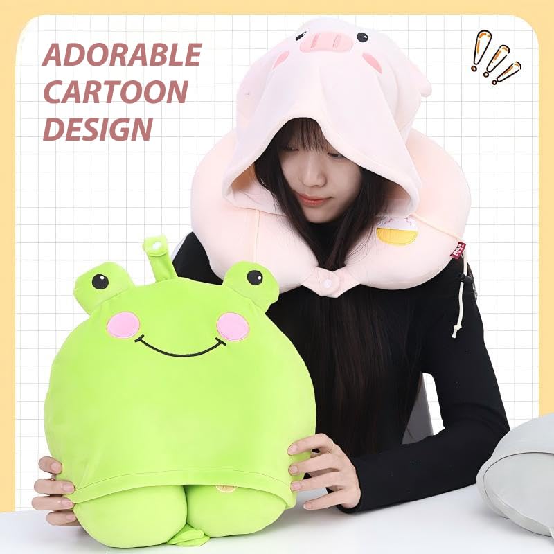 Almohada de Cuello con Capucha y Relleno de Algodón PP miniatura 2
