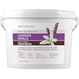SMELLS BEGONE 1-Gallon Gel Odor Eliminator – High-Capacity, Long-Lasting Absorber for Large Basements, Garages, Workshops & Commercial Areas – Remove Tough Odors with Essential Oils (Lavender Vanilla)