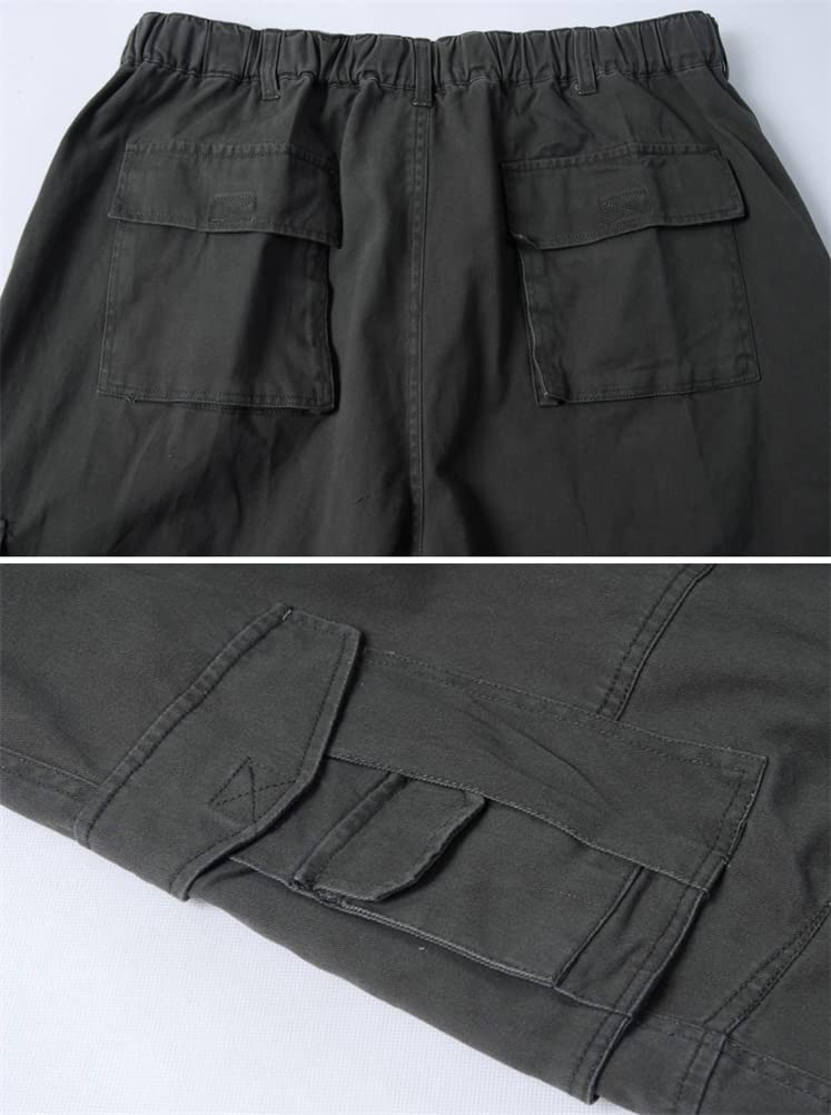 ORANDESIGNE Herren Hip Hop Hose Cargohosen Hipster Style Baggy Rap Straight Leg Loose Fit Baggy Hosen Straßentanz Hosen Teenager Jungen Skateboard Hose