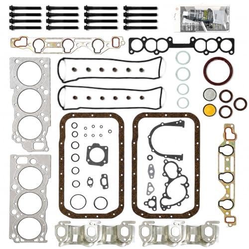 Image of Partsflow Engine Head Gasket Set With 16 Head Bolts Compatible With TOYOTA 4RUNNER 3.0L 1988-1995,PICK-UP 3.0L 1988-1995,T-100 3.0L 1993-1994