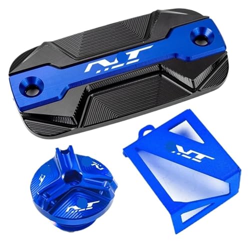 Tapa de tanque de aceite de freno anodizada azul: protección y estilo para tu NT1100