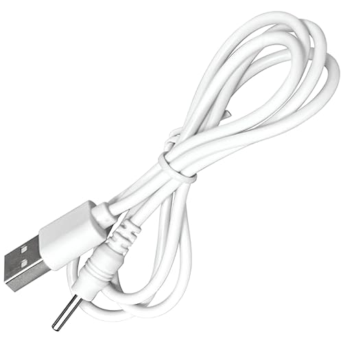 Miniatura 5 de BabyValley Cable de carga DC de repuesto para Womanizer Pro 40 Toy Barrel Jack USB Cable de carga (1, blanco)