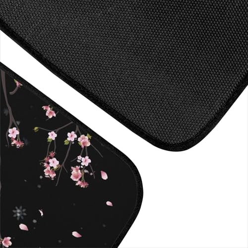 YINGQIGUAN Cherry Blossom Car Floor Mats Universal Abstract Japanese Pink Flowers with Falling Petals Floor Mats for Cars Front Rear Car Foot Mats Rugs Floral Print Car Accessories for Trucks Sedans by YINGQIGUAN - Used condition - Image 5