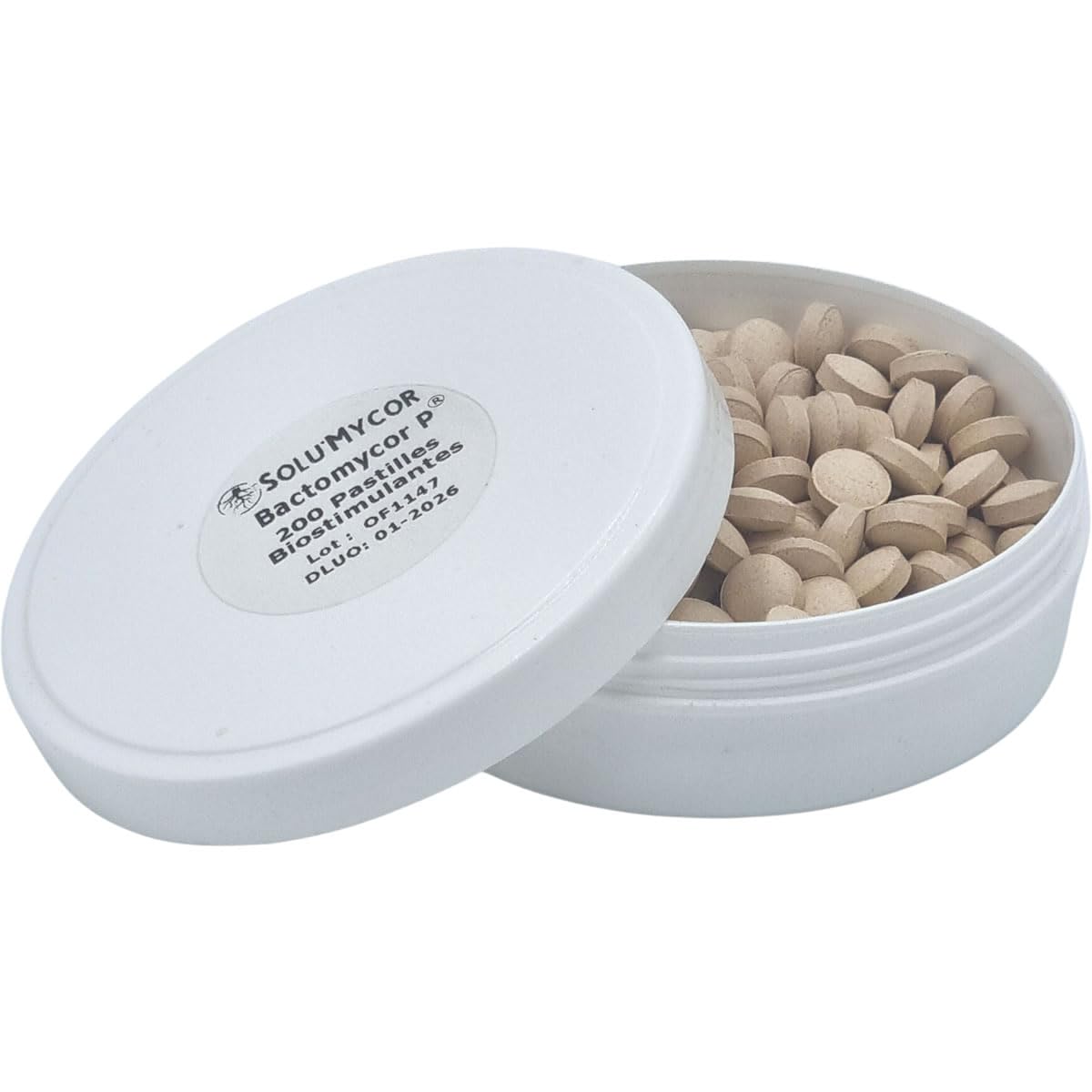 SoluMycor – 200 Pastilles Biostimulantes Géraniums – Idéal pour Semis & Plantation – Mycorhizes & Bactéries Azospirillum – Favorise le Développement Racinaire – Fabriqué en France