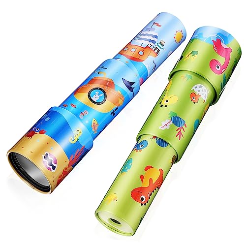 DECHOUS Portable Boys and Girls Telescope Set Toy Binoculars for 5 Year Olds Pirate Telescope for Boys and Girls Construction