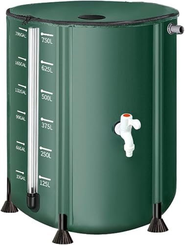 200 Gallon Collapsible Rain Barrel with Faucet, Foldable Water Tank with Filter Mesh for Garden Irrigation 200 Gallon Collapsible Rain Barrel with Faucet, Foldable Water Tank with Filter Mesh for Garden Irrigation