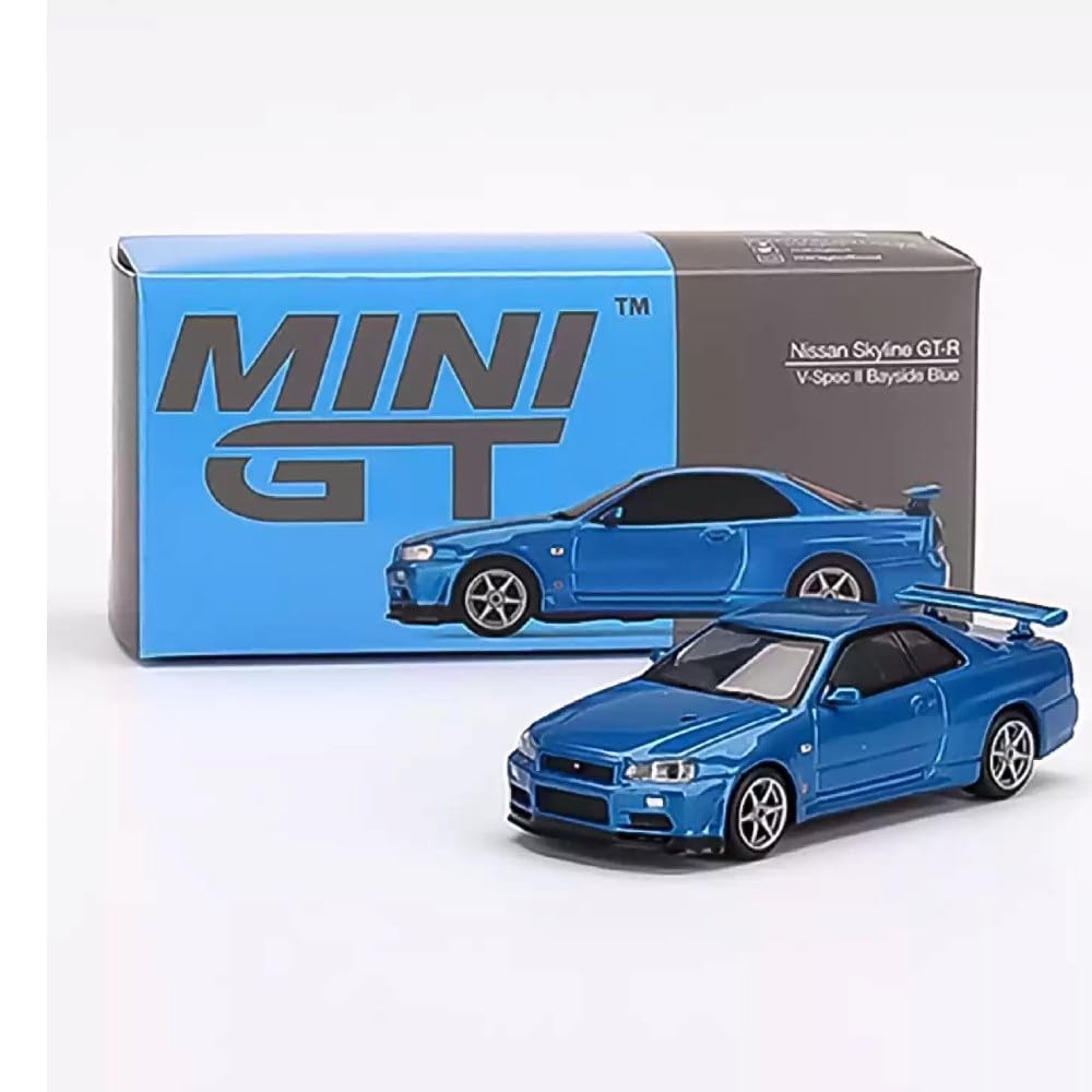 Amazon.co.jp: MINI GT 1/64 Nissan Skyline GT-R R34 V-Spec Bayside