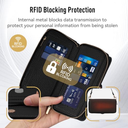Rssviss Wallet Case for iPhone 18 Pro Max and iPhone 17 Pro Max, 6,9" Black by Rssviss - Used condition - Image 3