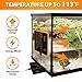 FOCUSPET Under Tank Heater, Reptile Heating Pad 6''x 8'' Waterproof UTH Heat Mat 8W Terrarium Heating Pad for Small Animals Snake Lizard Bearded Dragon Tarantula Hermit Crab Turtle Leopard Gecko
