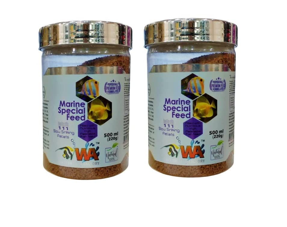 Premier Plants Marine Special Feed Pellets Slow Sinking Food for Fishes 500Ml (220 Grams) Pack of 2 (B0BVRRSNJH) Amazon Price History, Amazon Price Tracker
