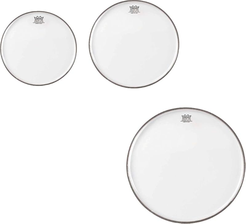 Remo PP-1420-BE Emperor Clear Tom Drumhead Pack - 10", 12" & 16"
