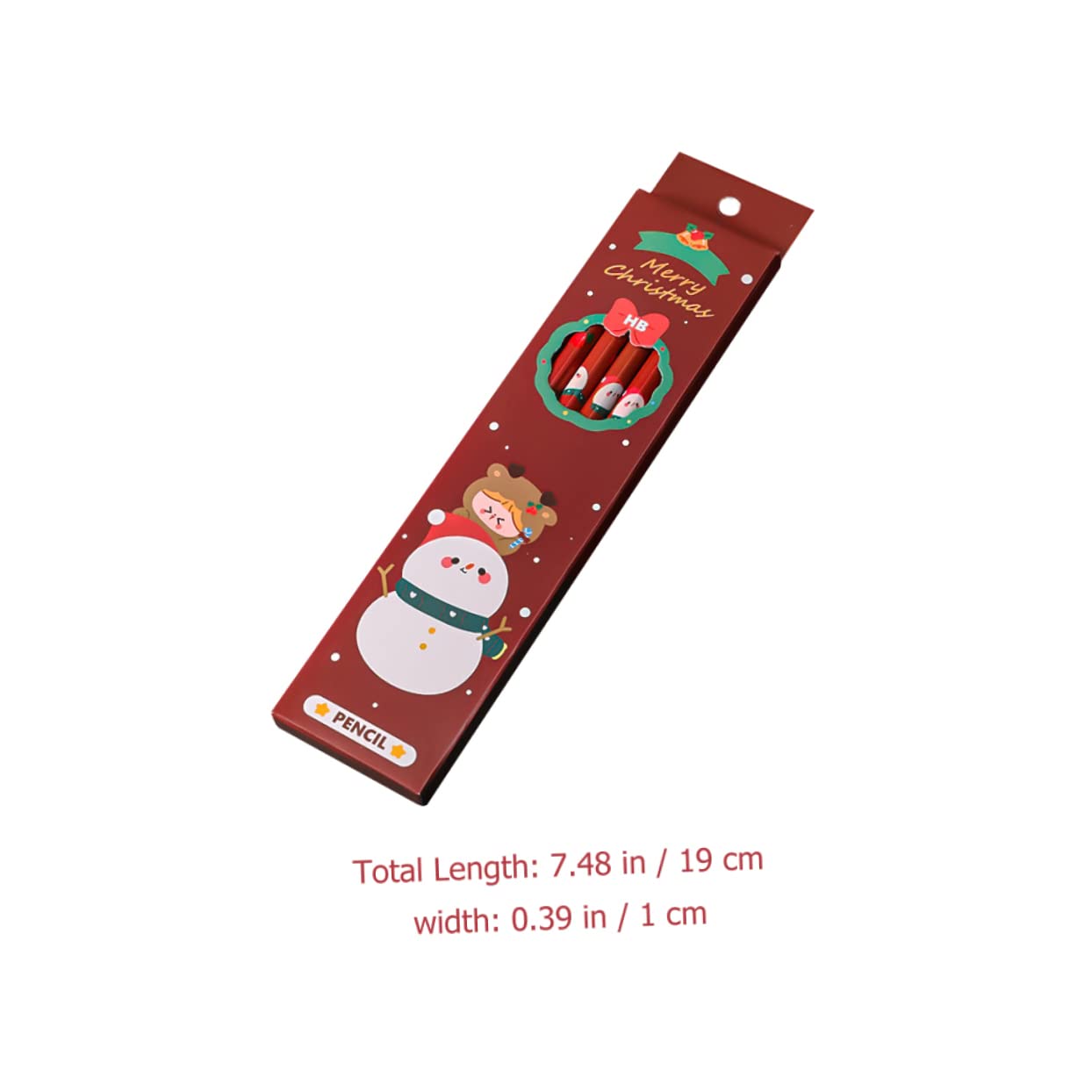 NUOBESTY 5 Ensembles Crayon De Noël Crayons De Ménage Caoutchoucs Quatre Crayon D'école Tableau Taille-crayons Pour L'école Crayons Pour Noël Plus Net Recharge Graphite Pièces * 5
