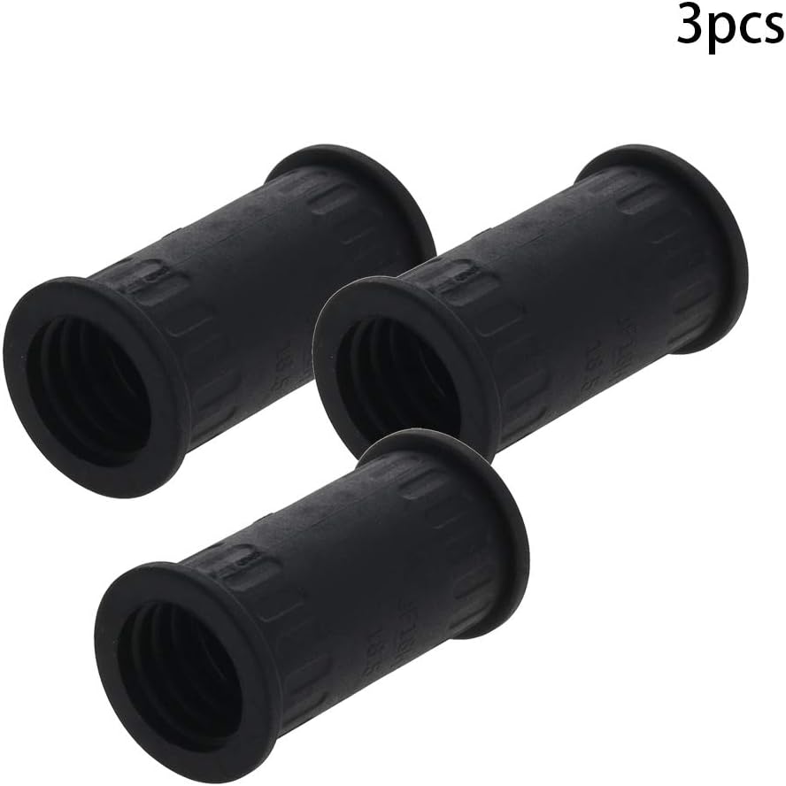 Fielect Cable Gland Rubber Plastic Corrugated Tube Connector AD18.5 Pipe Joint Clamps 3Pcs