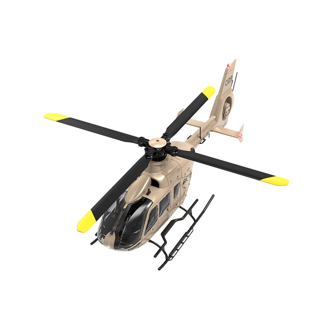 RC ERA C123 6CH RC Hubschrauber, 1:36 EC135 Optisch Stabilisiertes Flugzeugmodell mit 3D-Flug, Höhenhaltung, bürstenloser Ferngesteuerter Helikopter für Erwachsene – RTF