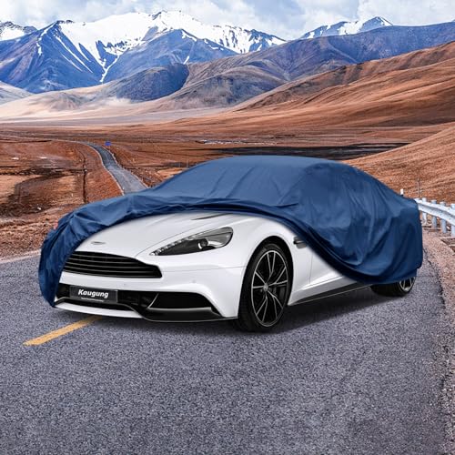 Image of Kaugung Heavy Duty Car Cover Custom Fit Aston Martin DB11 (2016-2025),Waterproof All Weather Resistant Outdoor Sun Rain Dust Snow Protection with Anti-Theft Lock.(USA Warehouse,Within 3-7 Days)