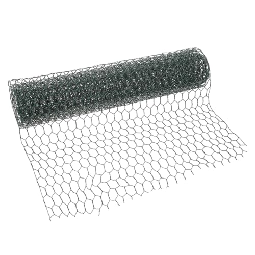 UPKOCH Filet pour Poules Grillage Hexagonal Galvanisé Clôture Grillage Métallique Filet à Volaille Résistant