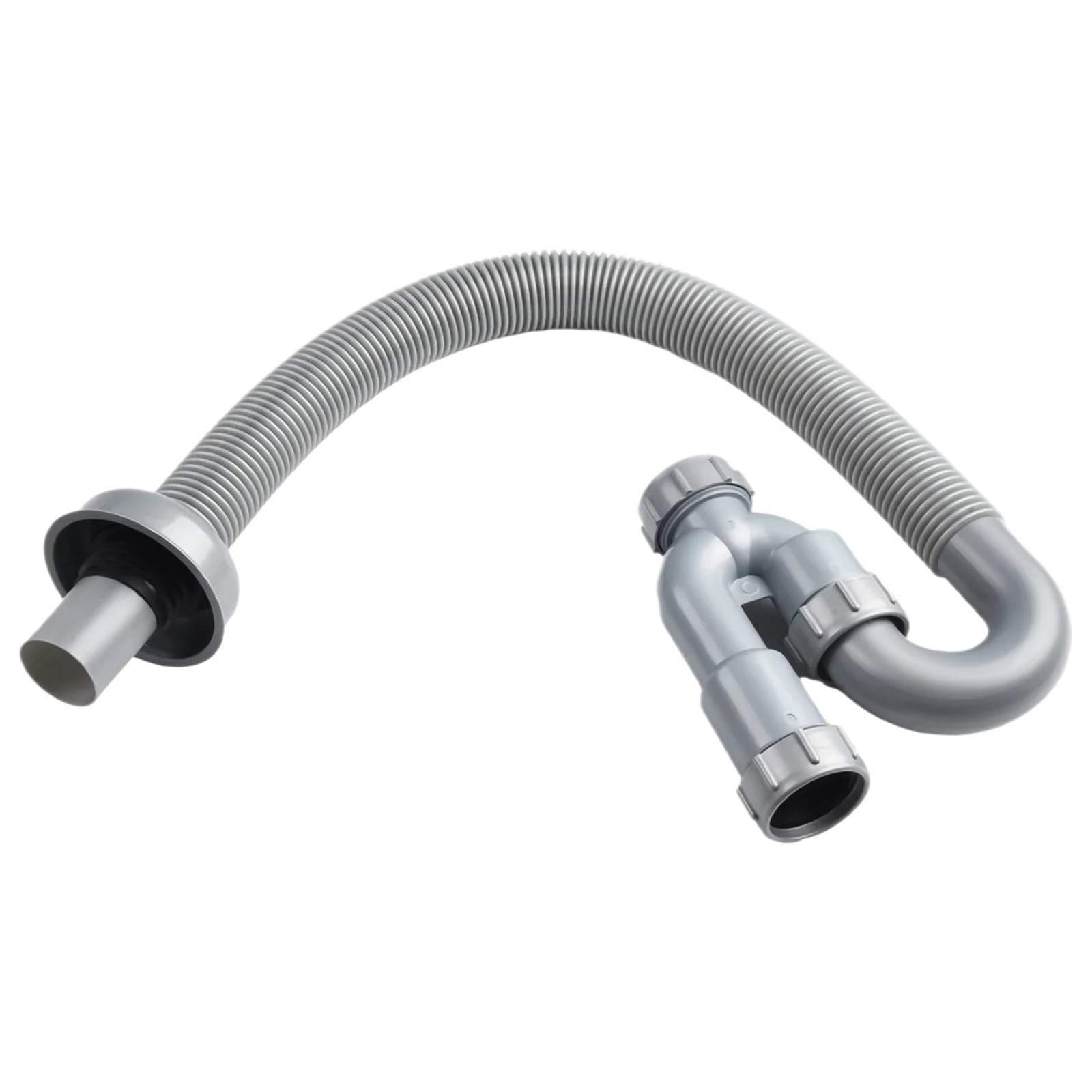 Siphon lavabo désodorisant rétractable en U flexible