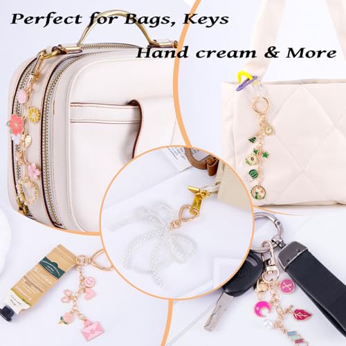 Wurosi 544Pcs Bag Charm Kit, Charms Lip Gloss Keychain Making Kit by Wurosi - Image 4