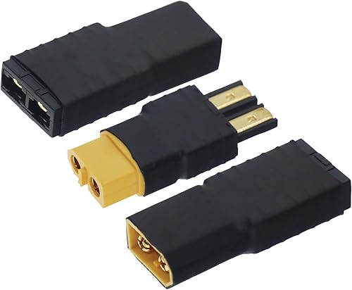 Adaptador de conector de bateríacargador para Traxxas TRX a XT60 Adaptador de conector para SlashRustlerStampedeBanditE-Revo RC Cars