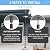 Square Link Rain Chain-8.5 FT, Durable Black Powder-Coated Aluminum,Premium Rain Chains for Gutters (9 Cups)