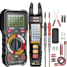 ANENG Multimeter with Clamp Meter,Measures AC/DC Voltage,Current,Resistance,Continuity,Diodes,NCV,Amp,Ohm,Frequency,Capacitance,Backlight Electrican Tools