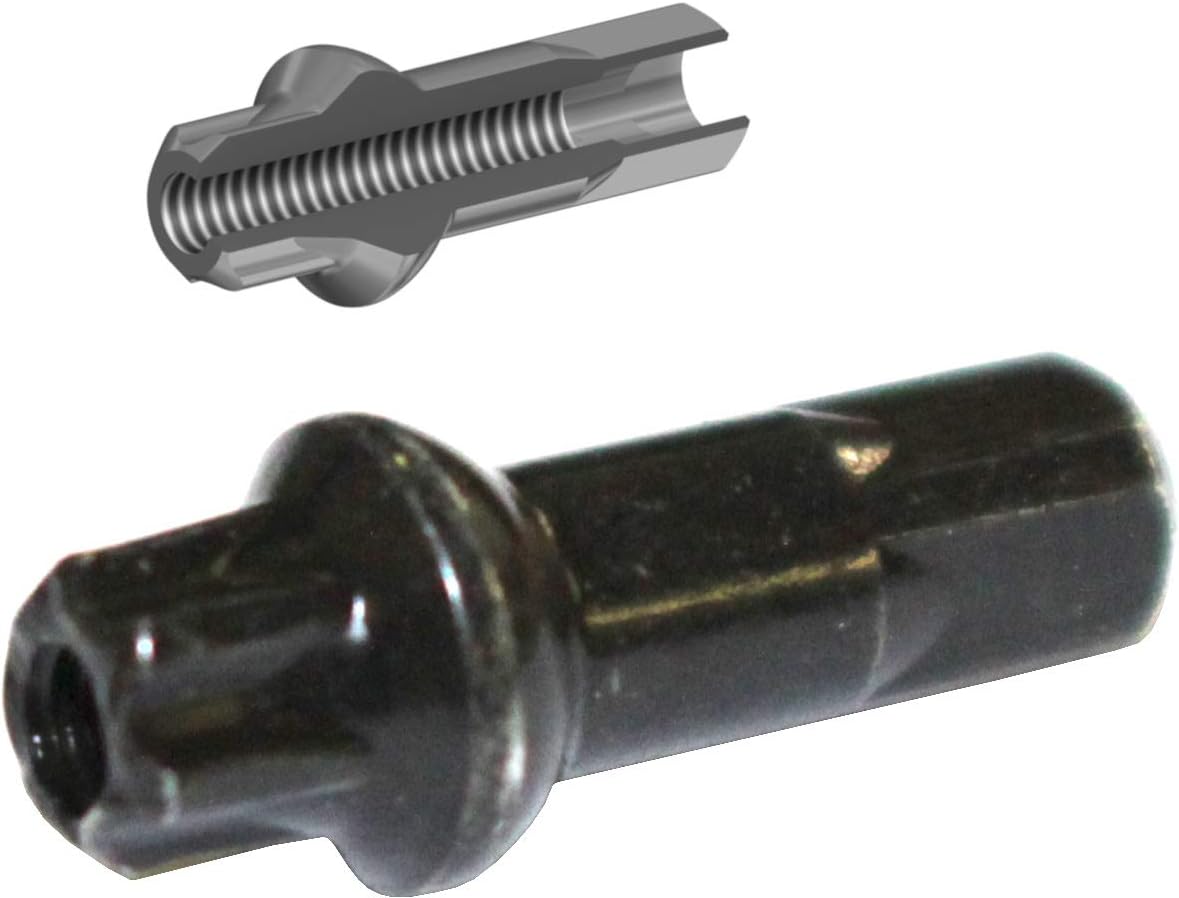 DT Swiss 2.0 mm x 15 mm Prolock Pro Head Squorx Brass Nipples Black (Box of 100)