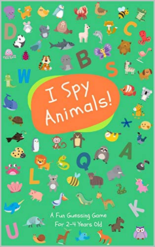 I Spy Animals: A fun activity book for 2-4 years old, learning English ...