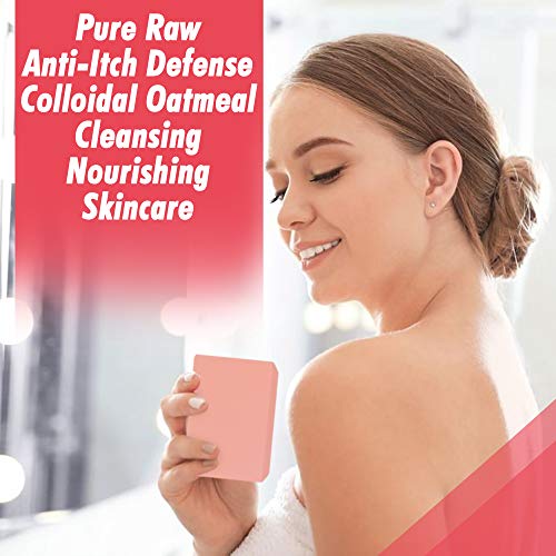 Natural Instant Itch Relief Soap Bar - Calming Calamine Soap For Itchy Skin, Bug Insect Mosquito Or Ant Bite, Eczema, Poison Ivy Rash, Chicken Pox - Pure Raw Anti-Itch Defense Cleansing Skincare (4 Ounce (Pack Of 1)) #TOP5