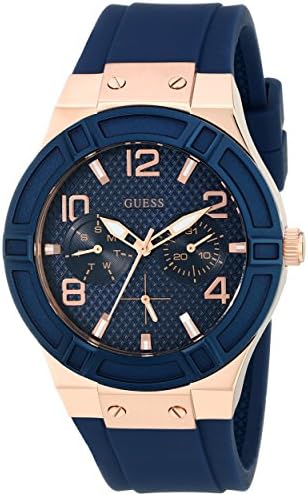 guess blue watch women's