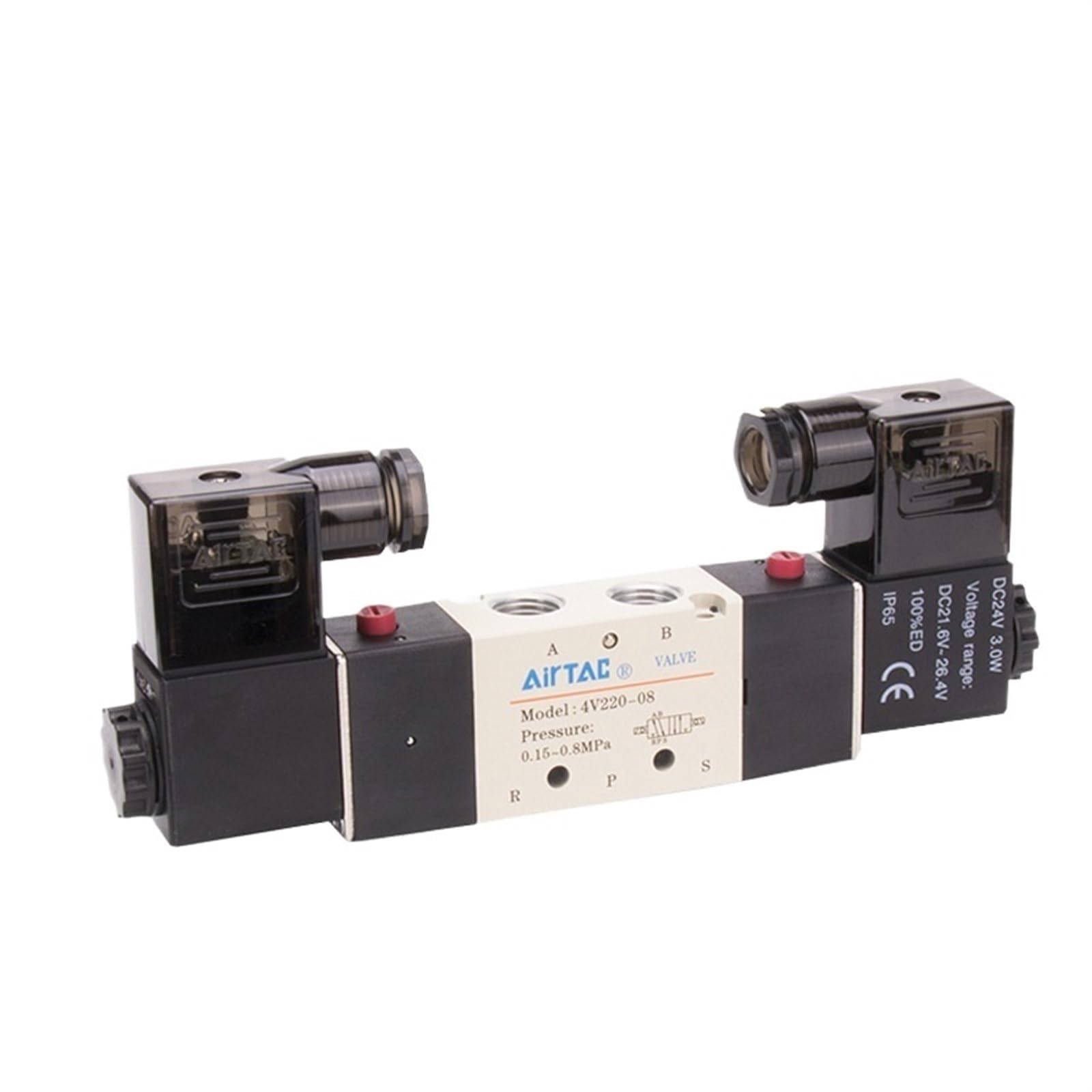JNVFTCUX Solenoid valve 4V120-06 solenoid two-position five-way reversing DC24V/AC220V(4V120-06 DC24)