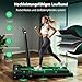 2026 Laufband für Zuhause mit App, Leises Laufband bis 12km/h mit Lautsprechern, 6-in-1 Walking Pad klappbar mit 2,75HP Motor, Treadmill mit 9% Steigung, LCD-Anzeige, Gelenkschonend, Bis 160KG